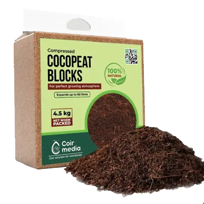 Cocopeat blocks by coir media