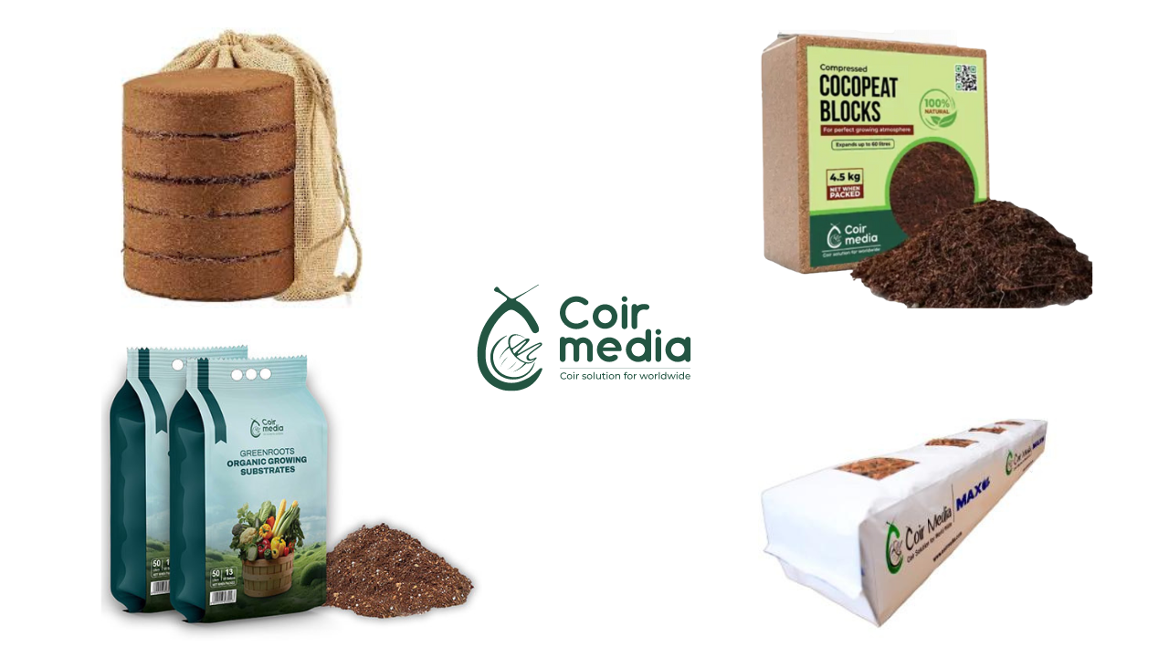 Types of coco coir products
