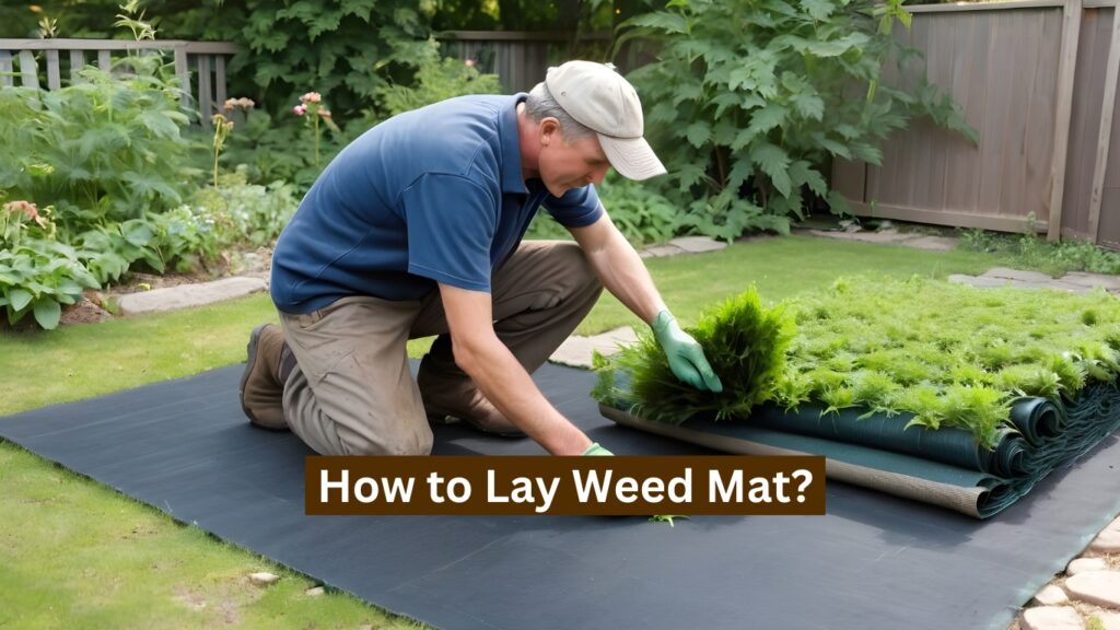 How to Lay Weed Mat